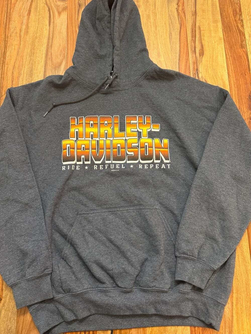 Harley-Davidson Boston MA Skyline Graphic Pullover Hoodie
